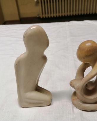 Statuette in pietra saponaria