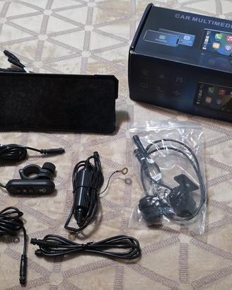 Navigatore Carplay Moto 8 pollici con telecamere