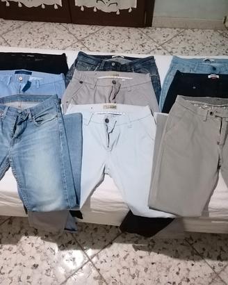 Lotto 9 Pantaloni e Jeans Uomo TG 42-46 (W28-W30)