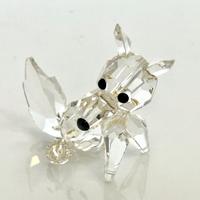 Swarovski - Volpino seduto in Cristallo - Vintage