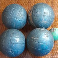 Antico set da bocce 