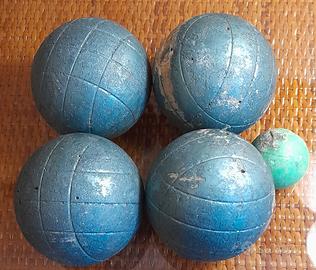 Antico set da bocce 