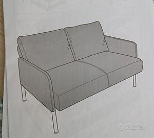 Divano Ikea Glostad usato