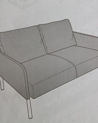 Divano Ikea Glostad usato