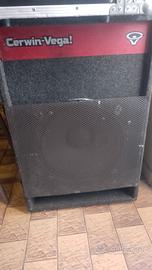 sub woofer bass reflex cerwin Vega b&c 46 18 "