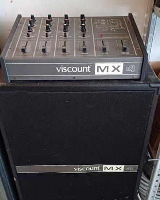 Altoparlante e mixer Viscount MX4