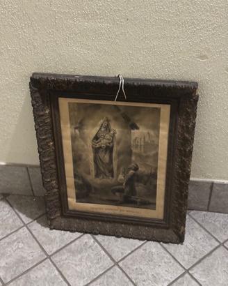 Quadro Antico Raffigurante Madonna di Saronno