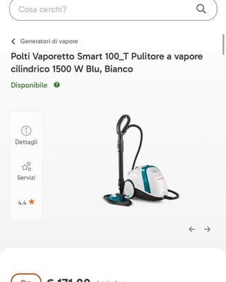Vaporetto polti smart 100