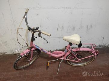bicicletta pieghevole tipo Graziella 
