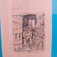 Grafica su carta firmata Bruno Di Giulio