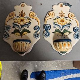 acquasantiere in ceramica