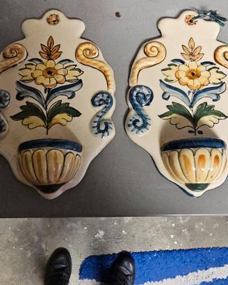 acquasantiere in ceramica