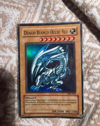 Yu gi oh Drago Bianco Occhi Blu