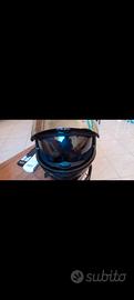 Casco AGV con doppia visiera di cui una specchiata