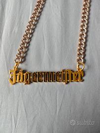 Collana Jägermeister color oro - nuova mai indos