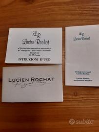 lotto 3 istruzioni orologi lucien rochat