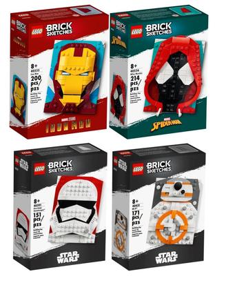 LEGO Brick Sketches 40431 40391 40535 40536