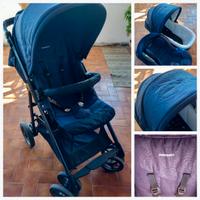 Tris Foppapedretti+lettino campeggio con materasso