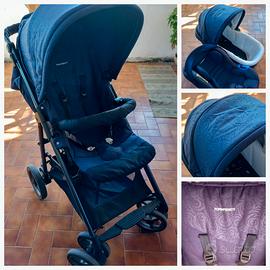 Tris Foppapedretti+lettino campeggio con materasso