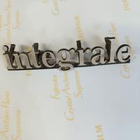 scritta badge lancia integrale 