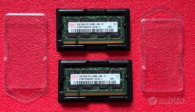 RAM 4GB Hynix (2x2GB) (PC Portatile HP LG Lenovo)