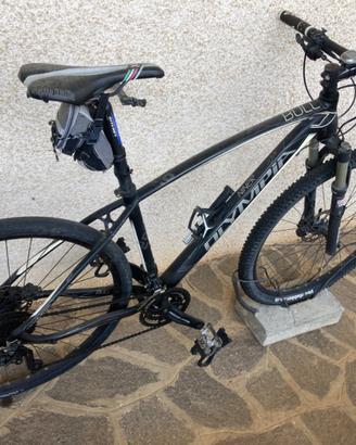 Bici mountain bike con accessori