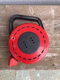 Prolunga elettrica 8 metri con avvolgicavo.