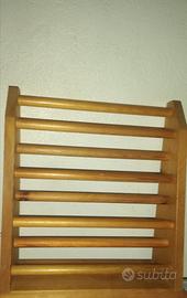 COLONNA A SBARRE PORTA/APPENDI OGGETTI IN LEGNO