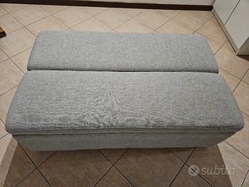 PUOF LETTO SINGOLO GRANDE, NUOVO. MATERASSO INCL.