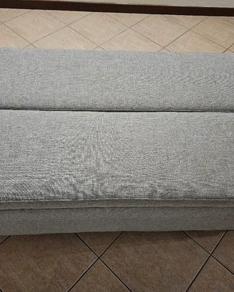 PUOF LETTO SINGOLO GRANDE, NUOVO. MATERASSO INCL.