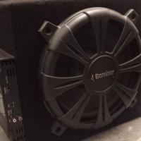Subwoofer Jensen+ amplificatore jvc400w