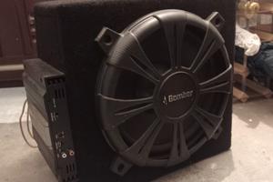 Subwoofer Jensen+ amplificatore jvc400w