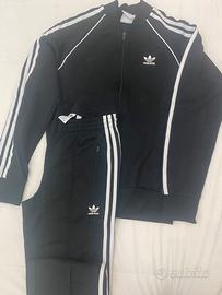 Tuta Adidas nera tgS uomo