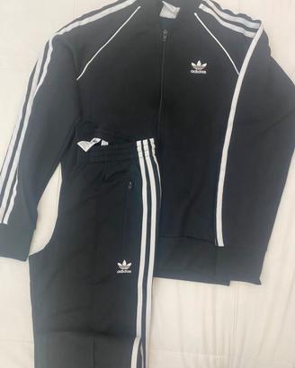 Tuta Adidas nera tgS uomo