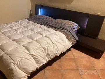 Letto+rete+comodini+cassettiera+penisola GINESTRI