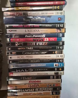 54 BluRay e 165 Dvd in blocco, molti sigillati