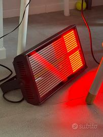2 fari led strobo 960 led RGBW retro light 200w