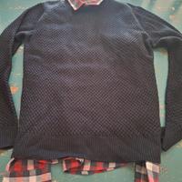 Maglioncino più camicia