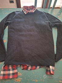 Maglioncino più camicia