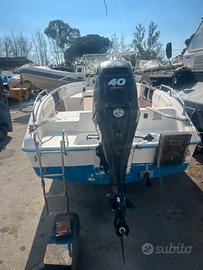 BARCA MANO' 19 CON MOTORE MERCURY 40 PRO