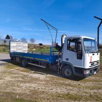 Carroattrezzi iveco 100e18 (gru, verricello)