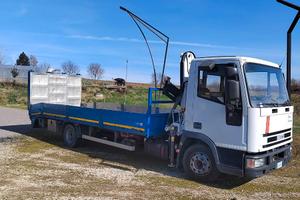 Carroattrezzi iveco 100e18 (gru, verricello)