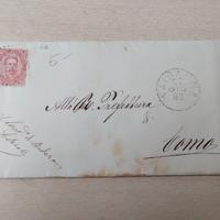 Lettera 1882 BEDERO VALCUVIA per Prefettura COMO -