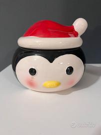 Vaso pinguino porta caramelle