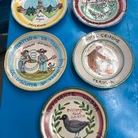 Piatto ristorante del buon ricordo da collezione