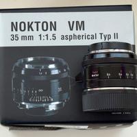 Voigtlander Nokton 35mm 1, 5 asph. II VM