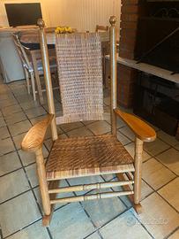 sedia dondolo mod. Kennedy