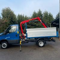 Iveco Daily 35C14 Ribaltab + Gru HC 3 Sfili Nuova