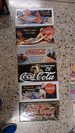 COCA COLA TARGHE IN METALLO FRANCESI