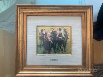 Litografia Argento 800 - Dino Zampogna Derby Epsom